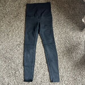 H&M super skinny black denim maternity jeans
